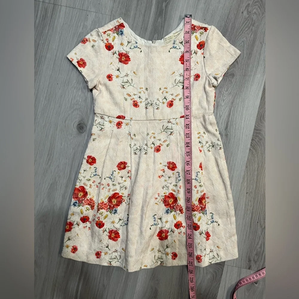 ZARA Floral Embroidered Dress‎